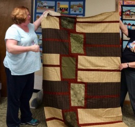 Janet completed her annual quilt